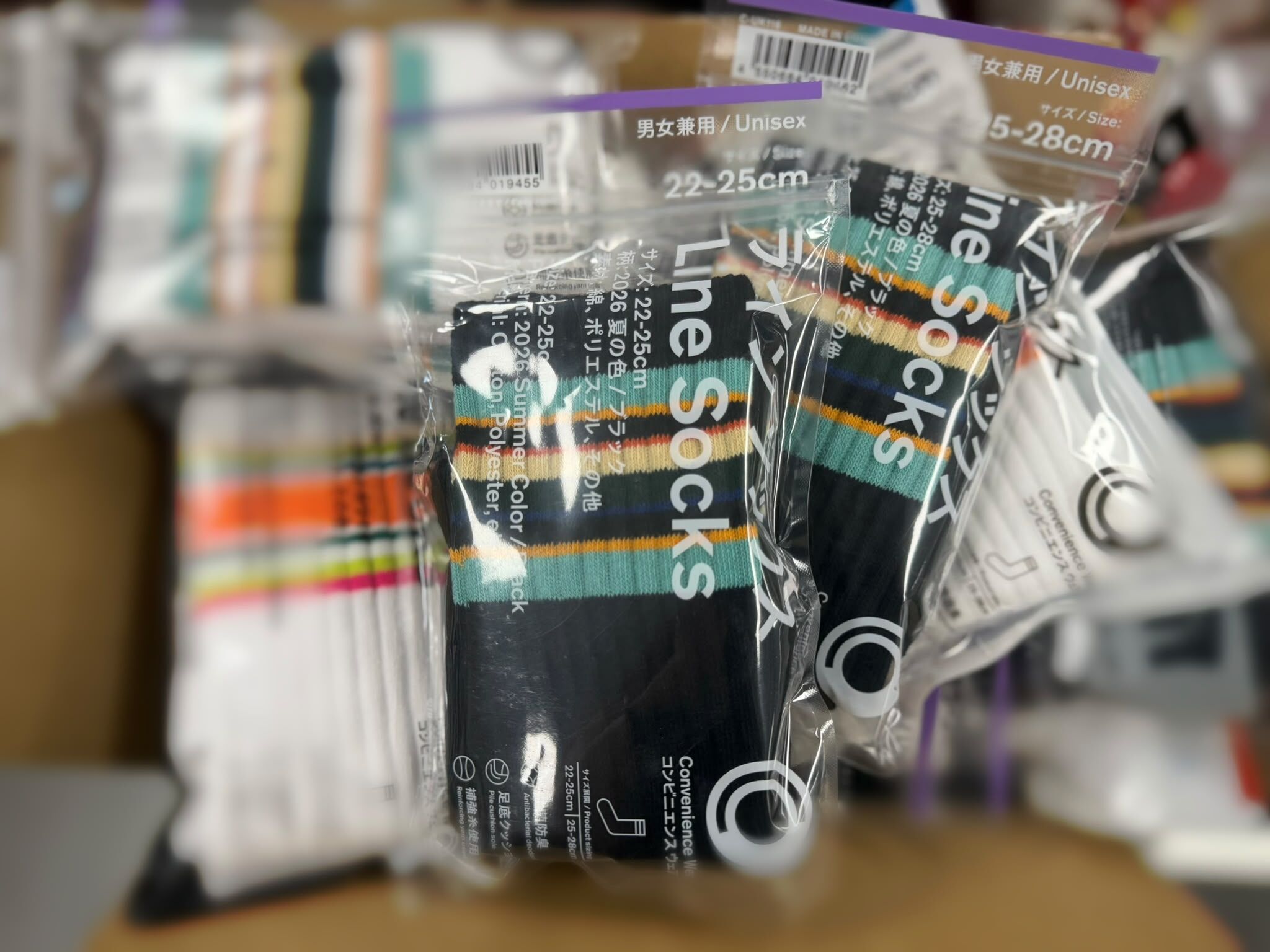 日本🇯🇵勁人氣Family Mart x Fuji Rock Festival 🚀2026  line socks ‼️每年必搶的富士沸騰 /2pack