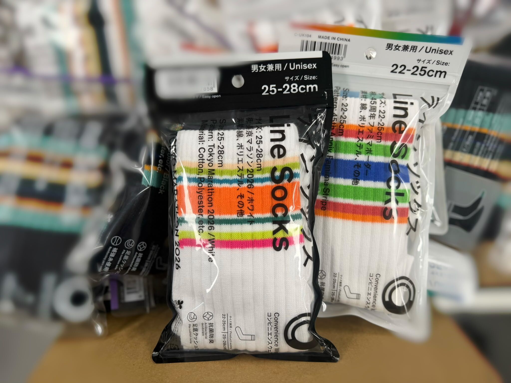 日本🇯🇵勁人氣Family Mart x Fuji Rock Festival 🚀2026  line socks ‼️每年必搶的富士沸騰 /2pack