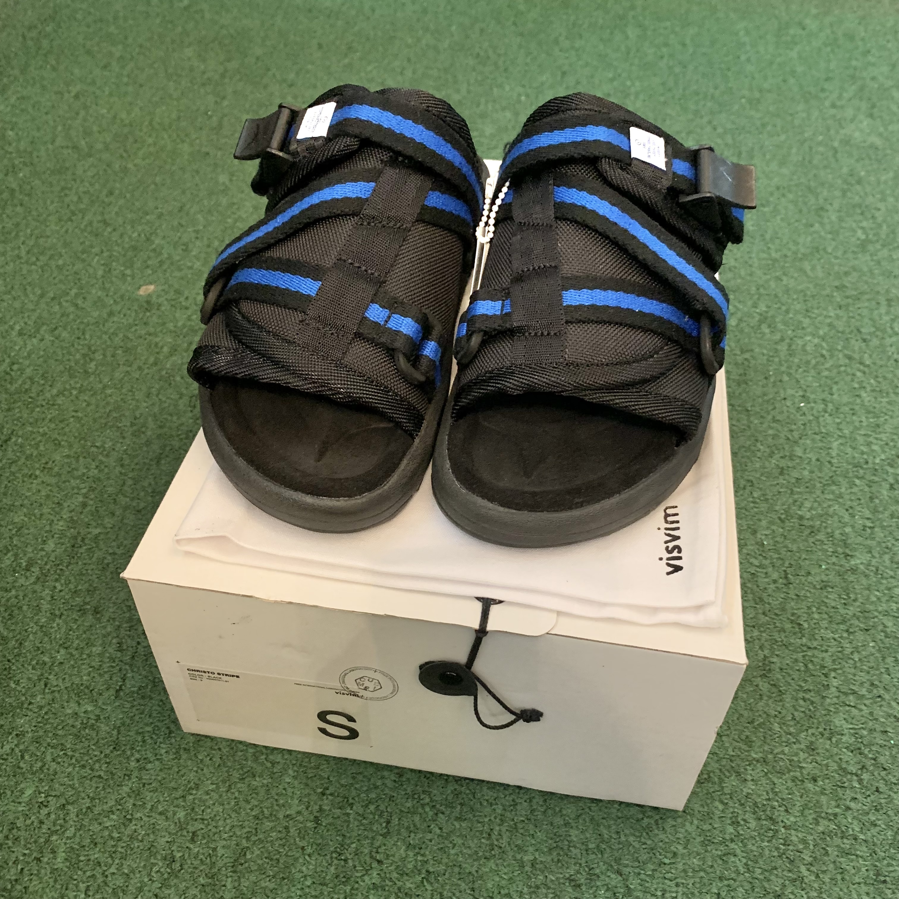 VISVIM CHRISTO STRIPE - BLACK SIZE S IN STOCK NOW (現貨發售中)