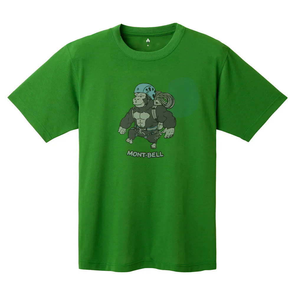 Montbell - Men's Wickron Tee Gorilla Climbing 1114953