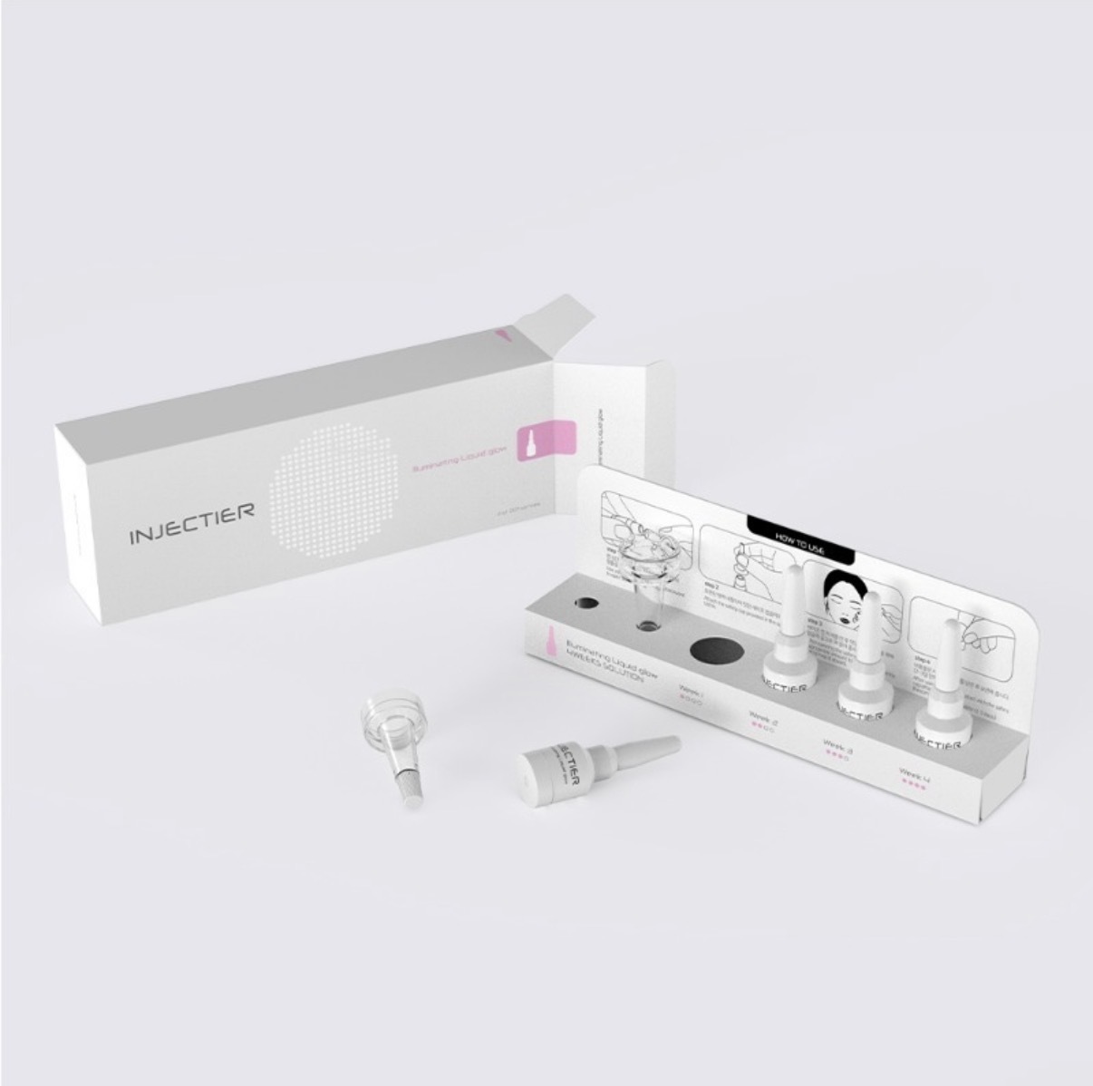 Injectier Illuminating Liquid Glow：美白透白安瓶 (一盒4支 - 每支2ml)