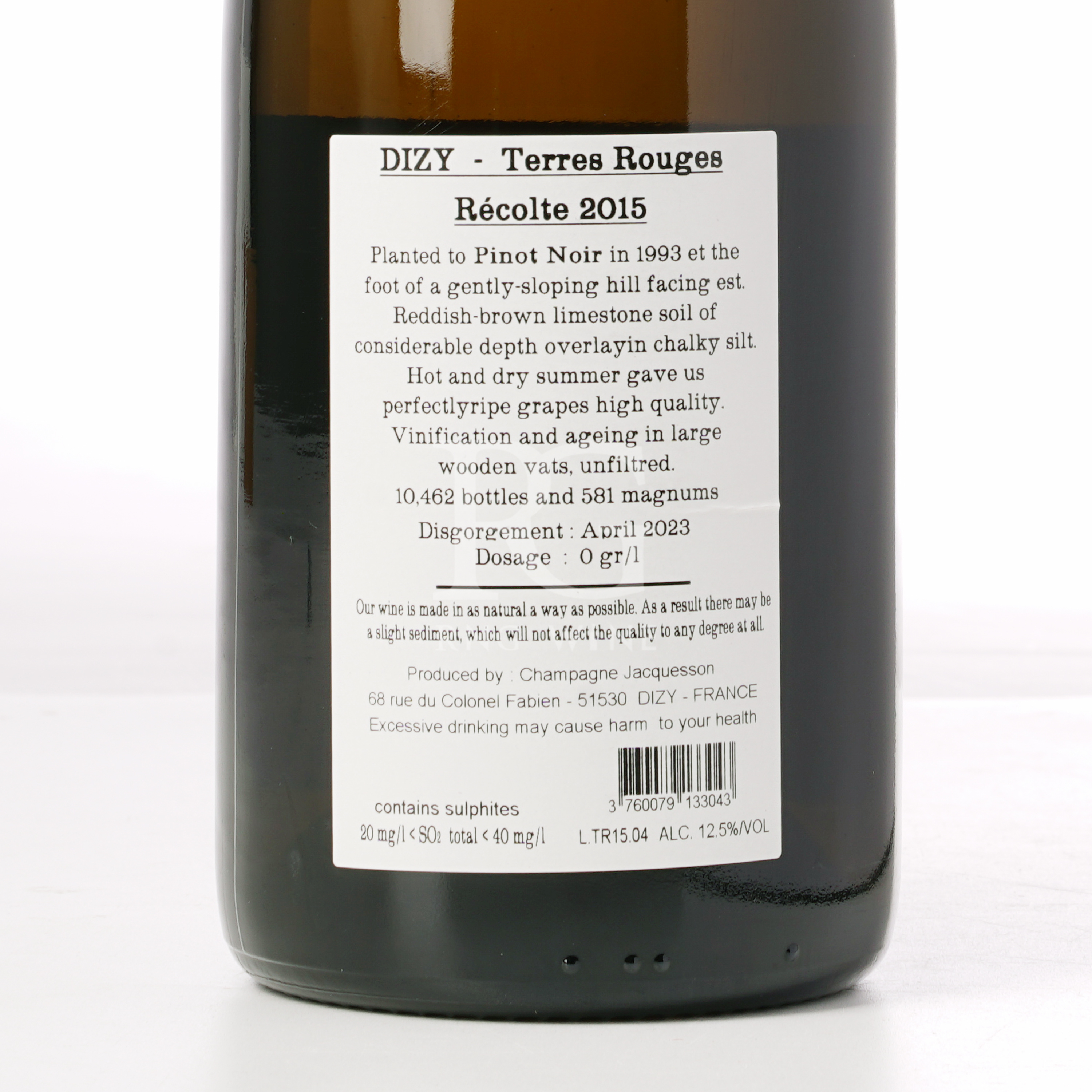 Jacquesson Dizy Terres Rouges 2015 (RP95)