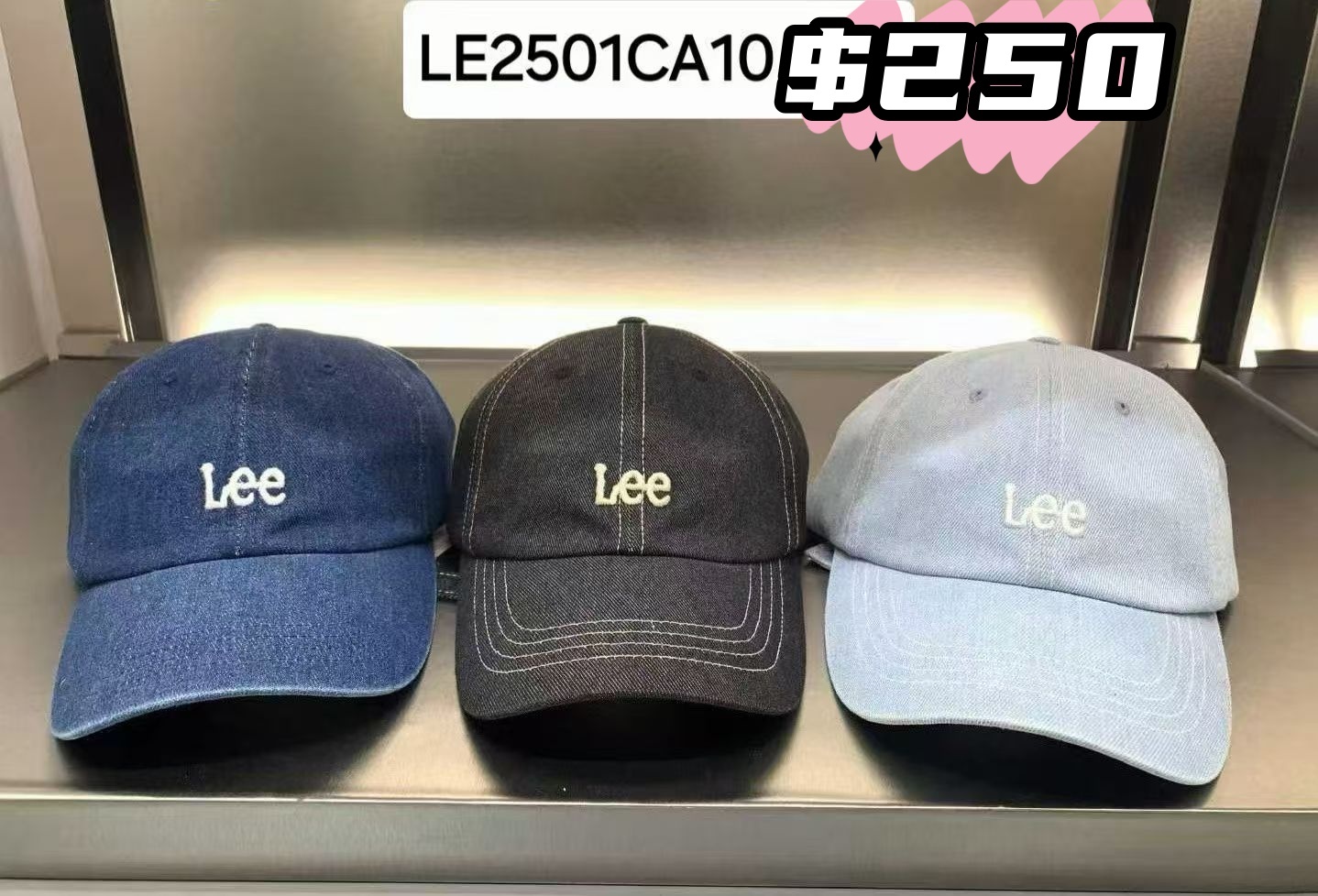 韓國代購 Lee 經典CAP帽 LE2501CA10