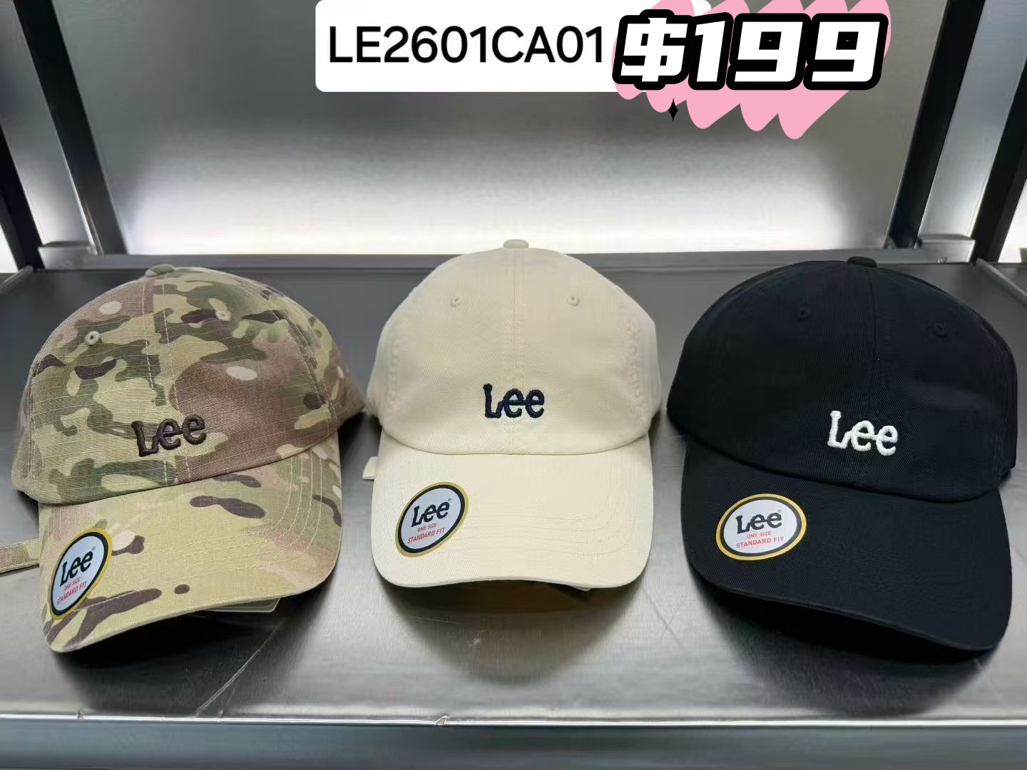 韓國代購 Lee 經典CAP帽 LE2601CA01