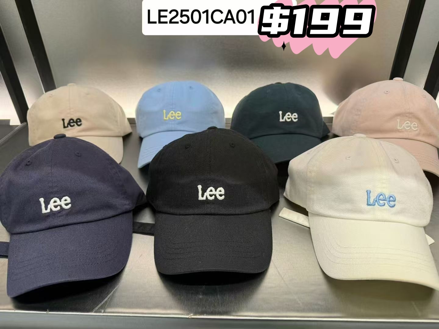 韓國代購 Lee 經典CAP帽 LE0501CA01