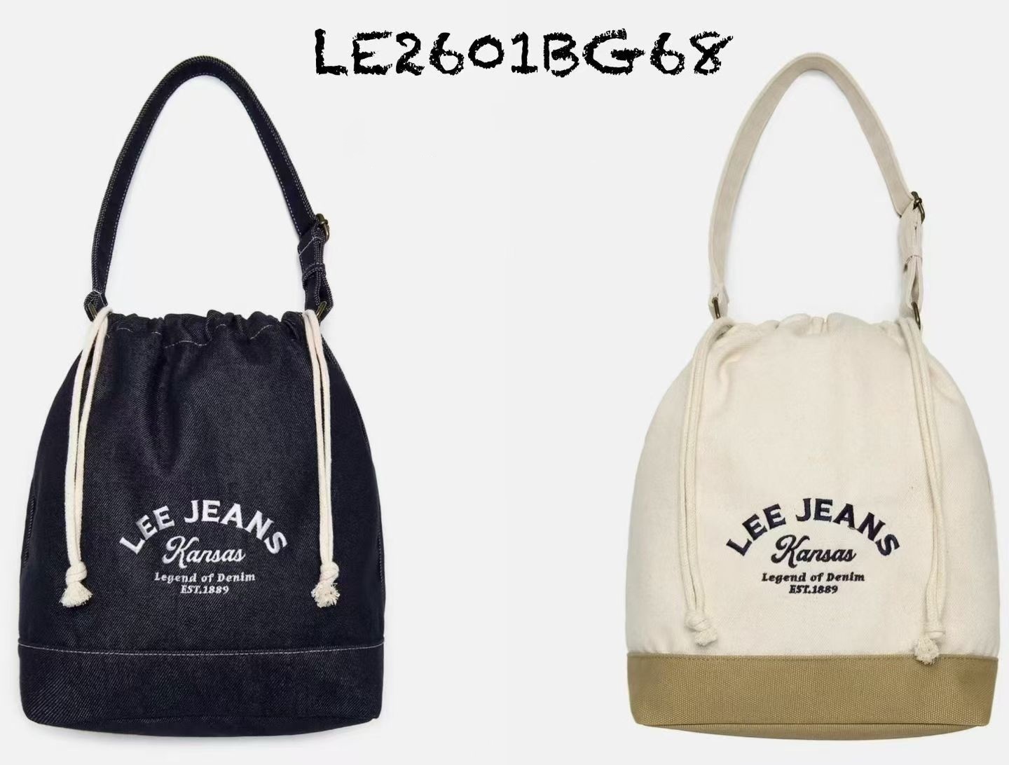 韓國代購 Lee 簡約水桶袋 LE2601BG68