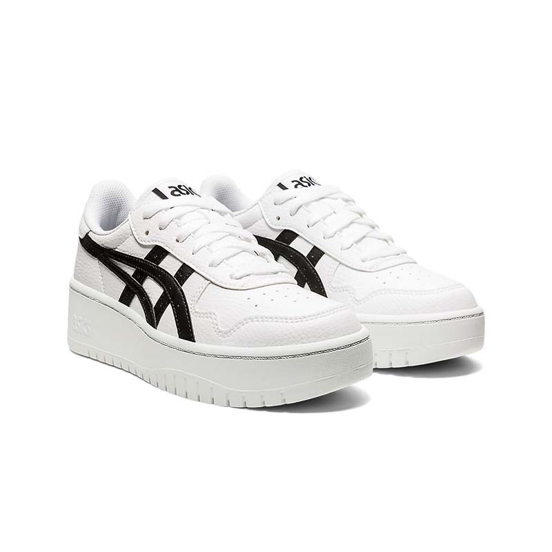 ASICS JAPAN S PF 亞瑟士 休閒鞋 厚底 黑白色 女鞋 1202A024-100 [台灣現貨]