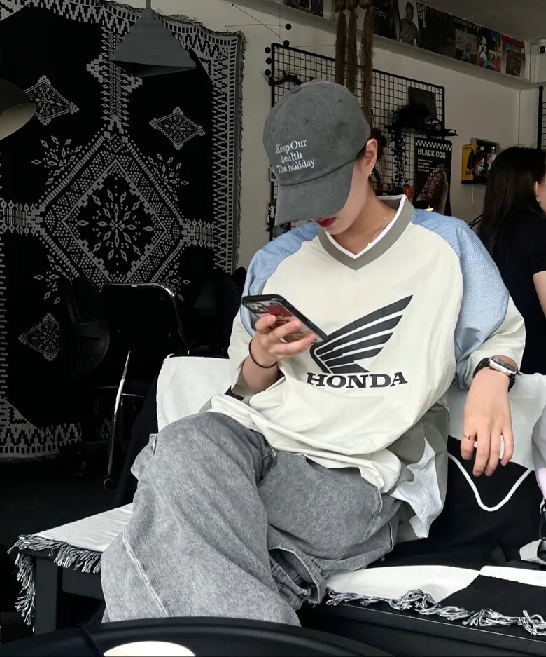【OWN】HONDA PHYPS MOTORCYCLE 短袖 上衣 賽車服 夏季 男女通用 黑色 米白 卡其色