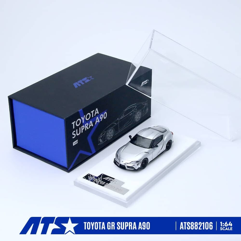 預訂:1/64 ATS Models  Toyota GR Supra A90 Silver (ATS882106 )