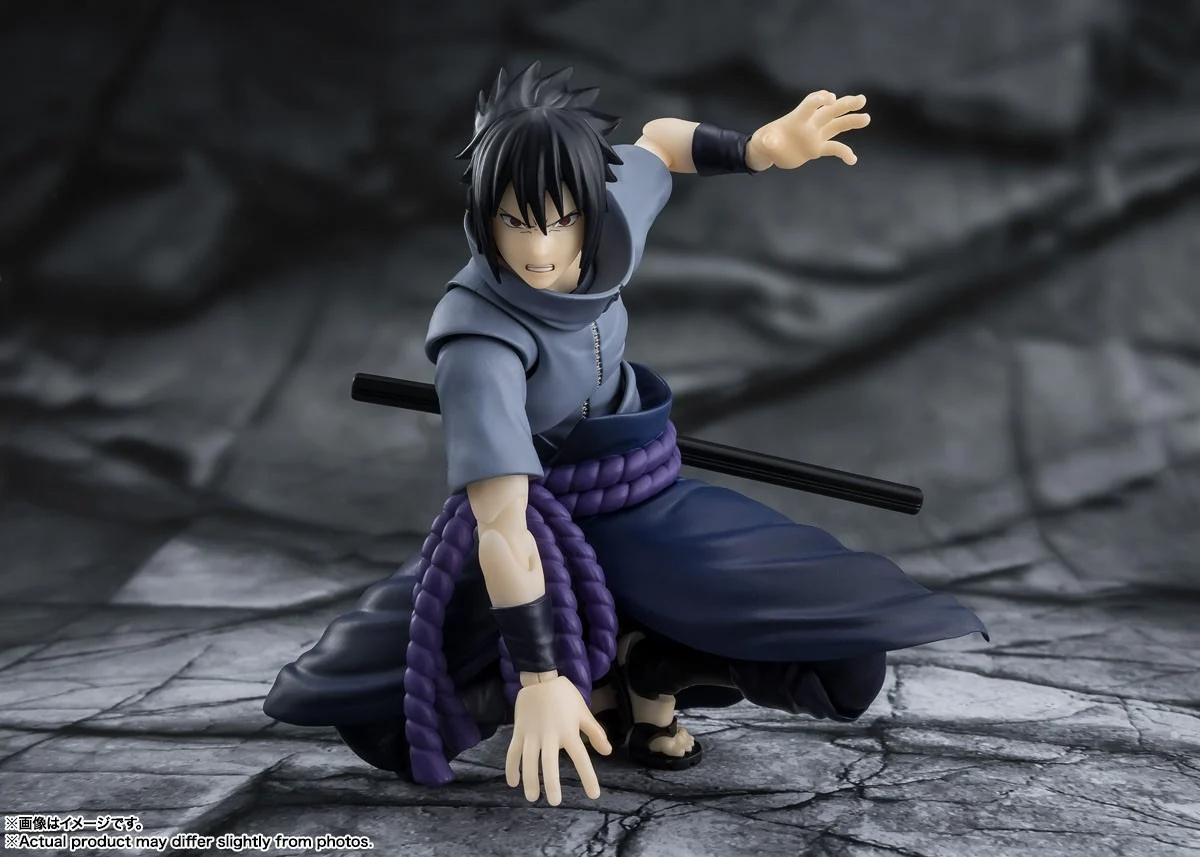 萬代 SHF 宇智波佐助 燒盡黑暗的孤高忍者 火影忍者 可動完成品