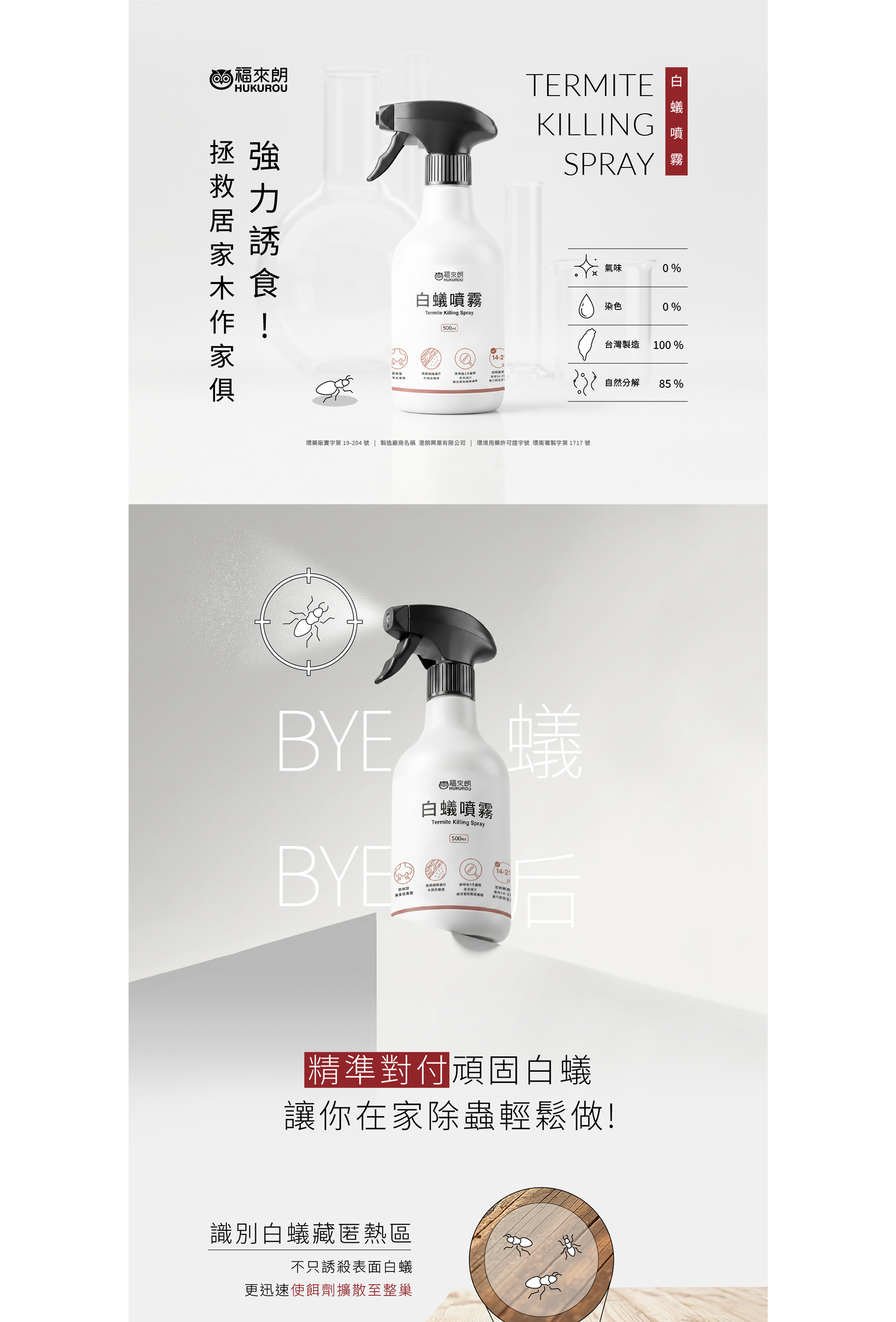 福來朗白蟻噴霧產品介紹