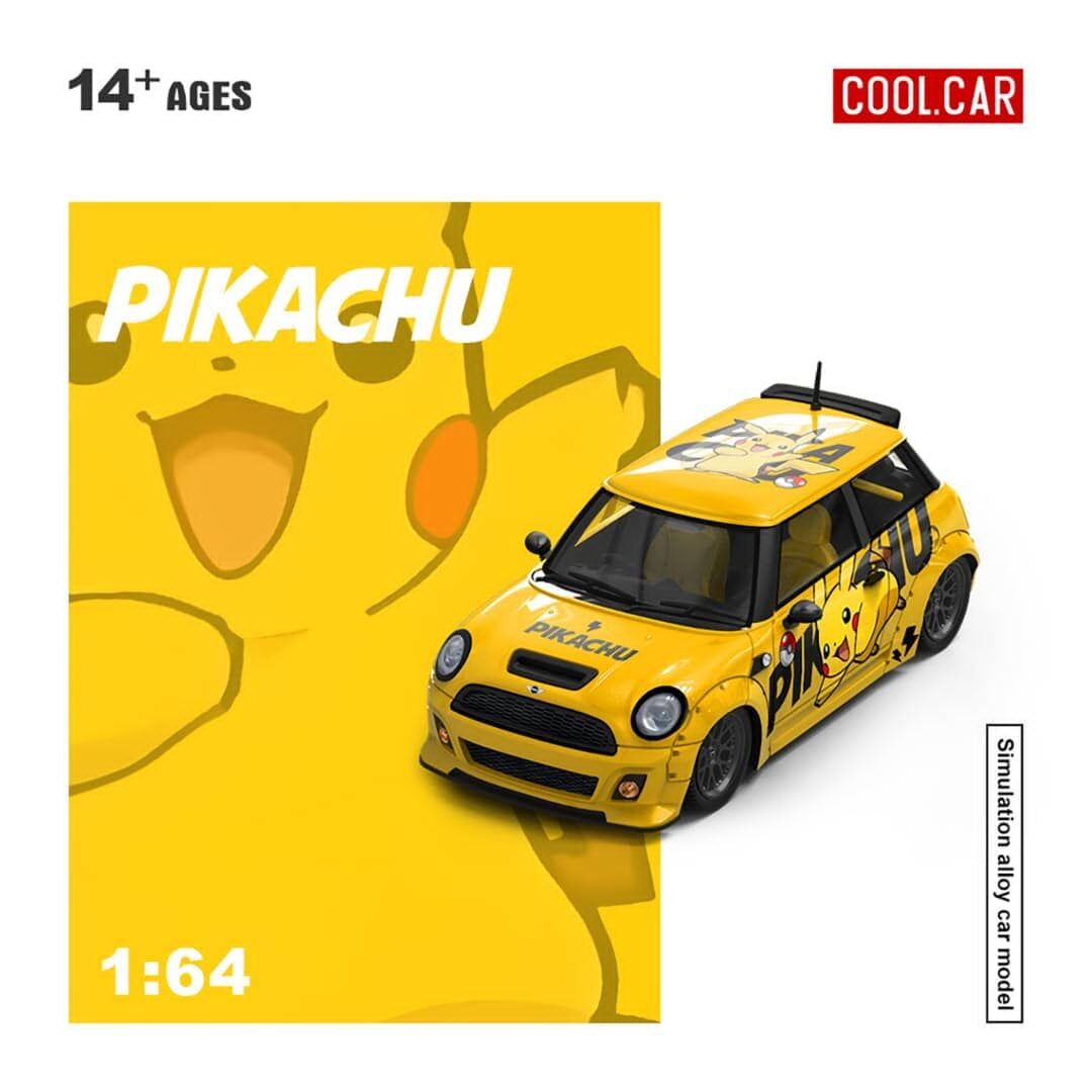 預訂:1/64 Cool Car  Mini Cooper Pikachu (CC643648 )