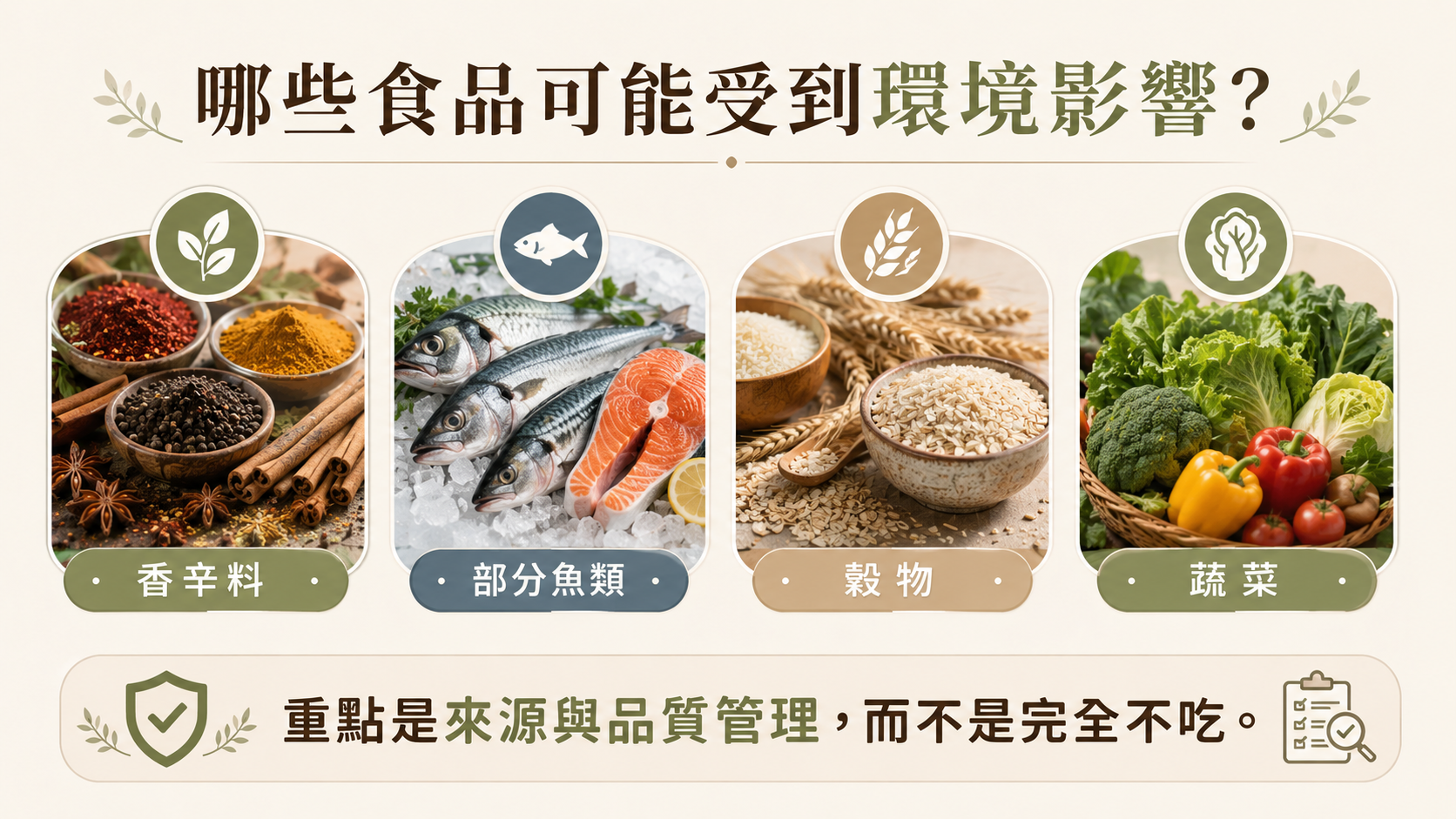 哪些食品可能受到環境污染
