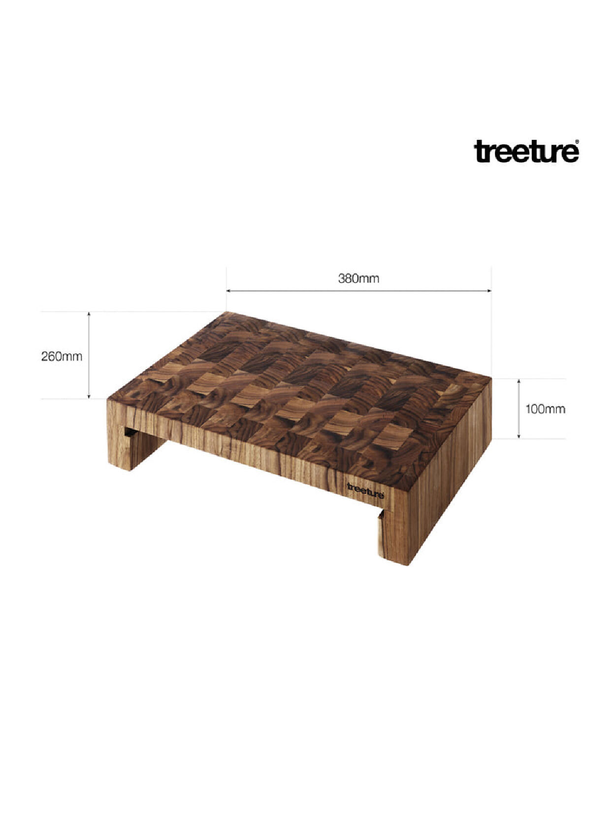 Treeture頂級柚木抽屜砧板Xsteel3.4L組合