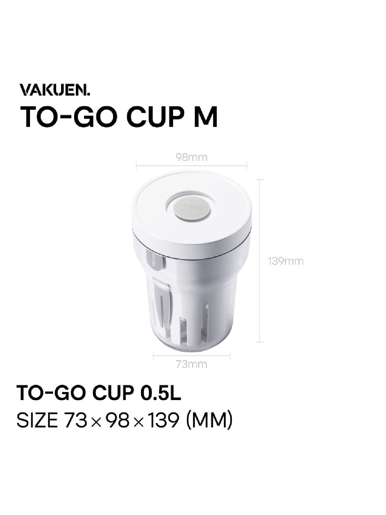 VAKUEN真空隨行杯 TO GO CUP