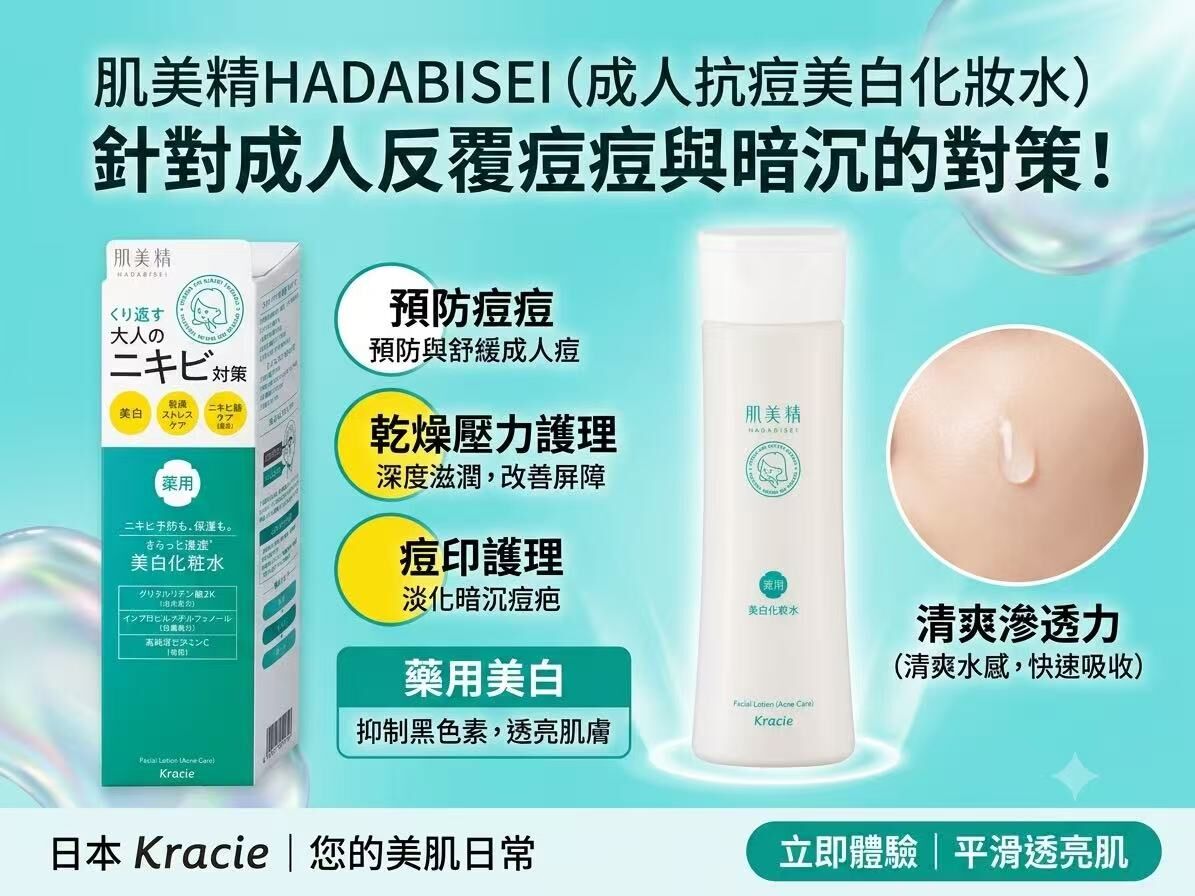 【預購】JM070803 日本 Kracie 肌美精成人抗痘美白化妝水 200ml
