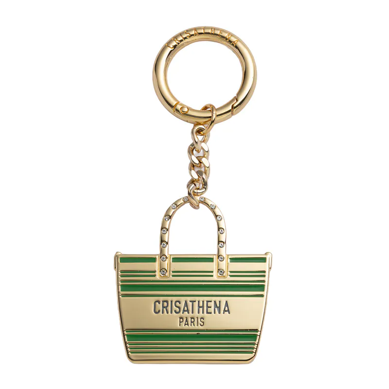 0710CR19-CRISATHENAHK-CLOTHING-Legerete Keychain-金色（A19）