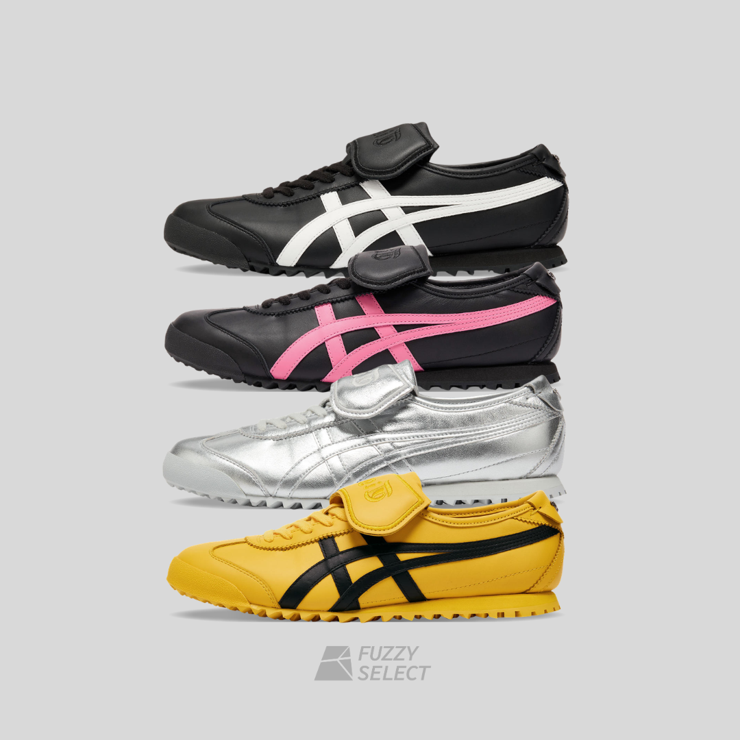 【逢甲 FUZZY】Onitsuka Tiger Mexico 66 GOLF 鬼塚虎 翻領 黑 黃 銀 黑粉 男女款