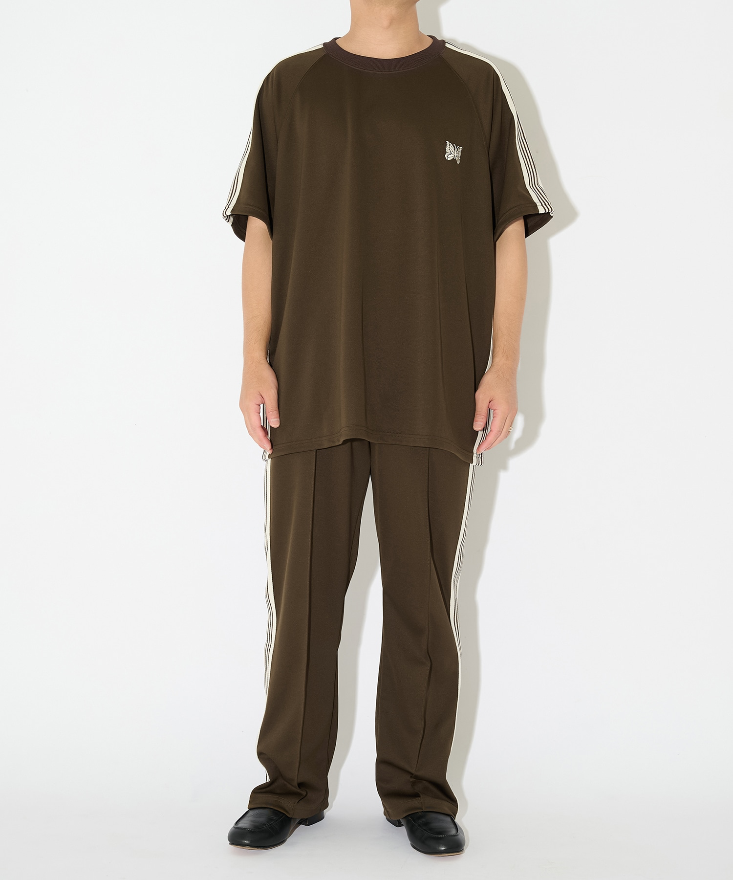 NEEDLES / Track Crew Neck Shirt