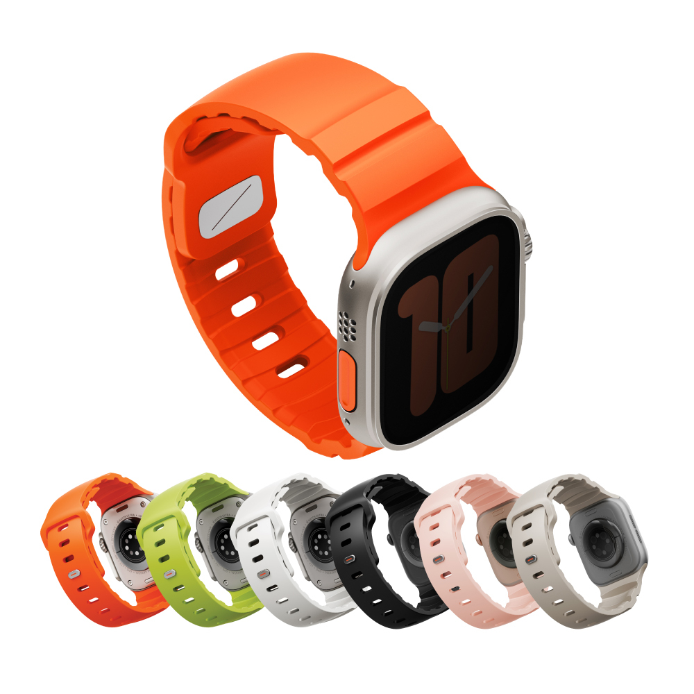 UNIQ Alton Apple Watch 防水矽膠雙色錶帶