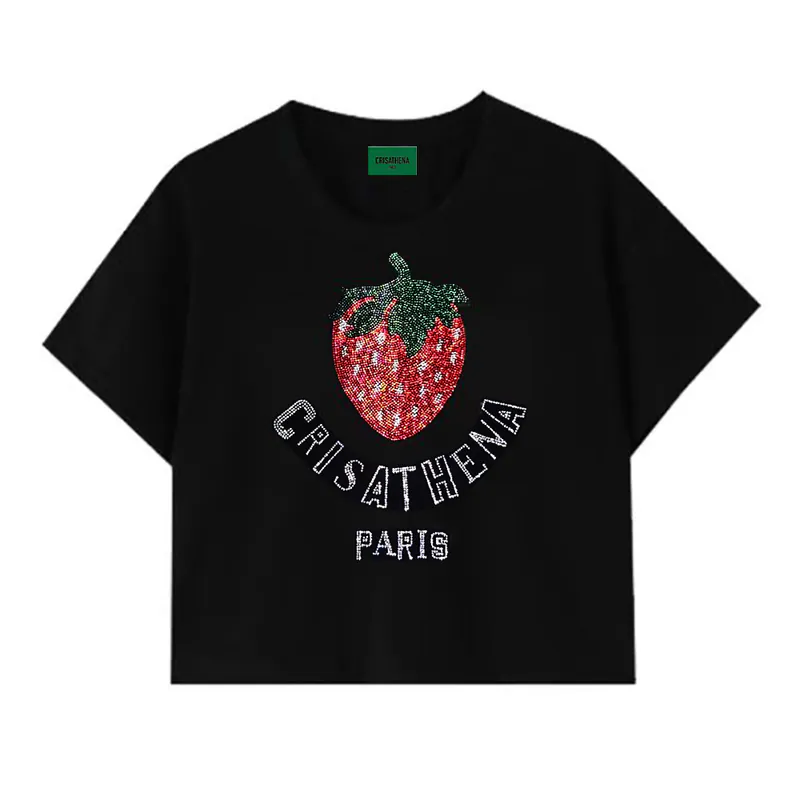 0710CR26-CRISATHENAHK-CLOTHING-Glam Strawberry T-shirt（A26）
