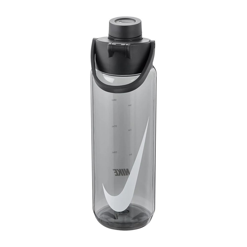 NIKE 水壺 TR RECHARGE 透明黑色 24OZ 大口徑 運動水壺 DX7008-072