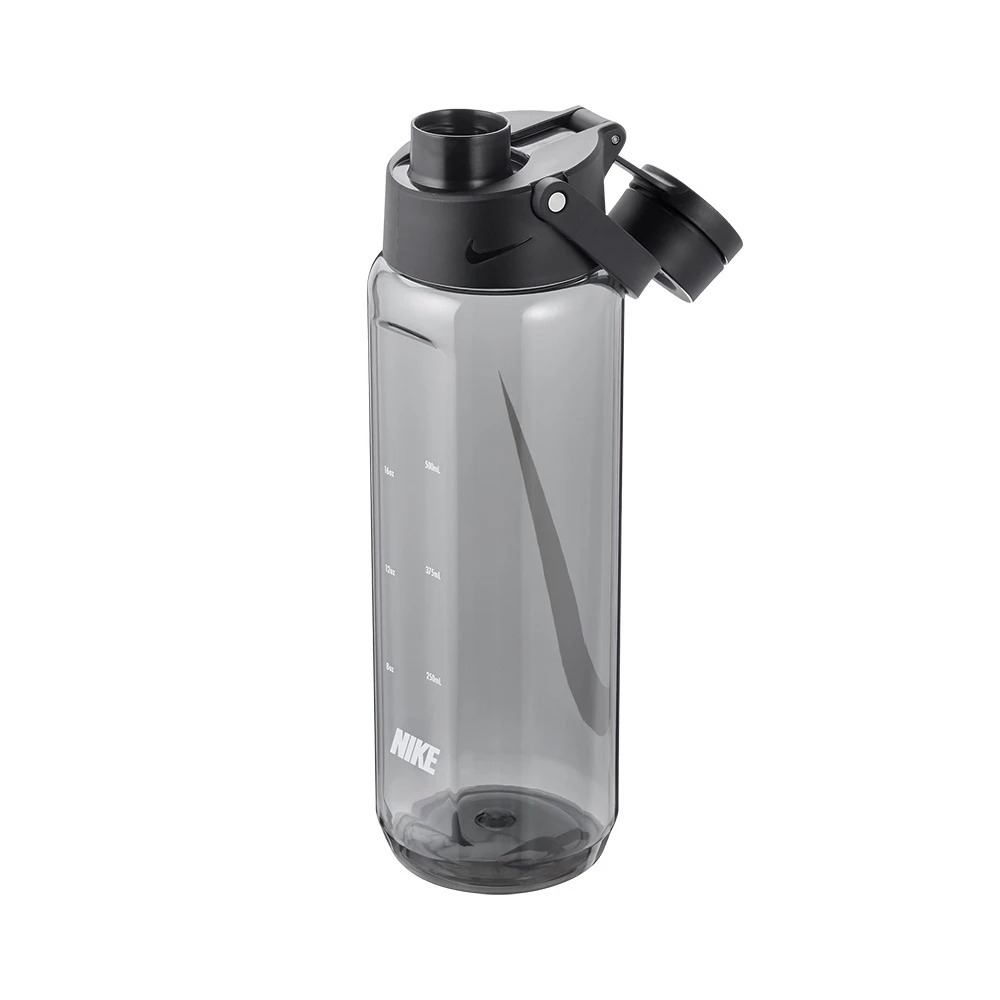 NIKE 水壺 TR RECHARGE 透明黑色 24OZ 大口徑 運動水壺 DX7008-072