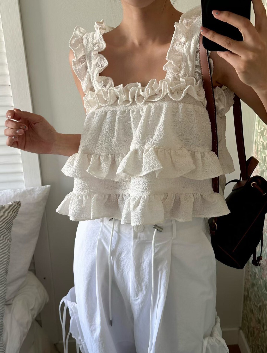#AJ31漫夏荷葉蛋糕背心