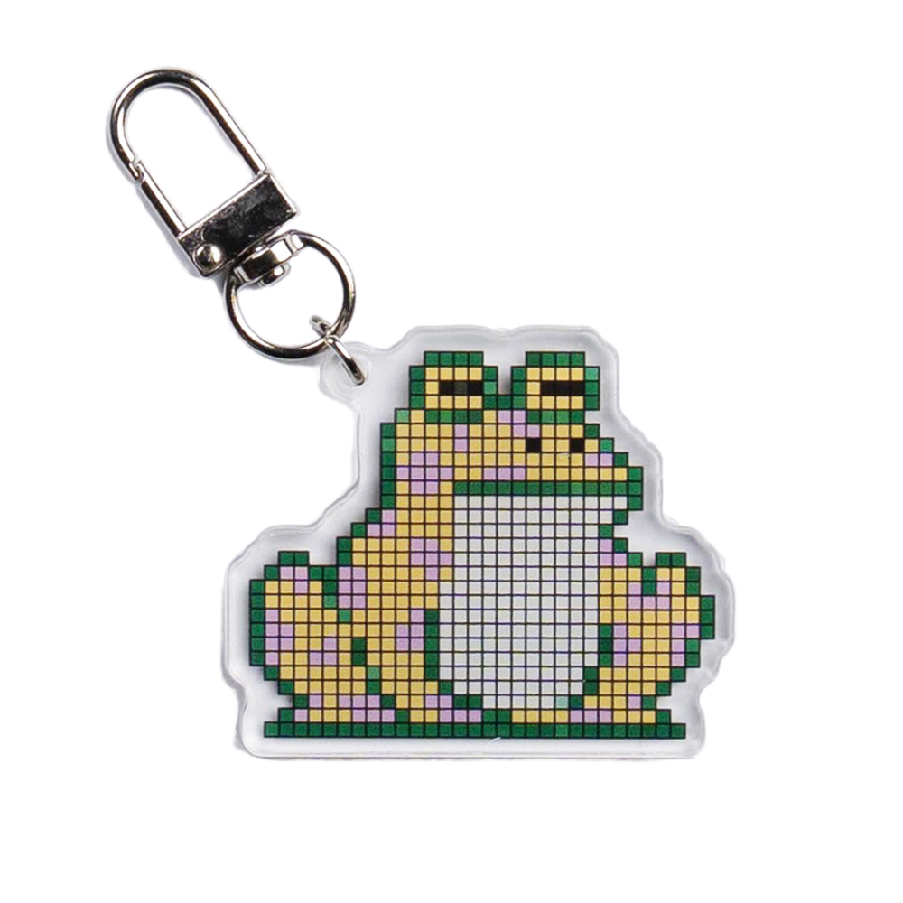 8bit Acrylic Keychain Poison Frog