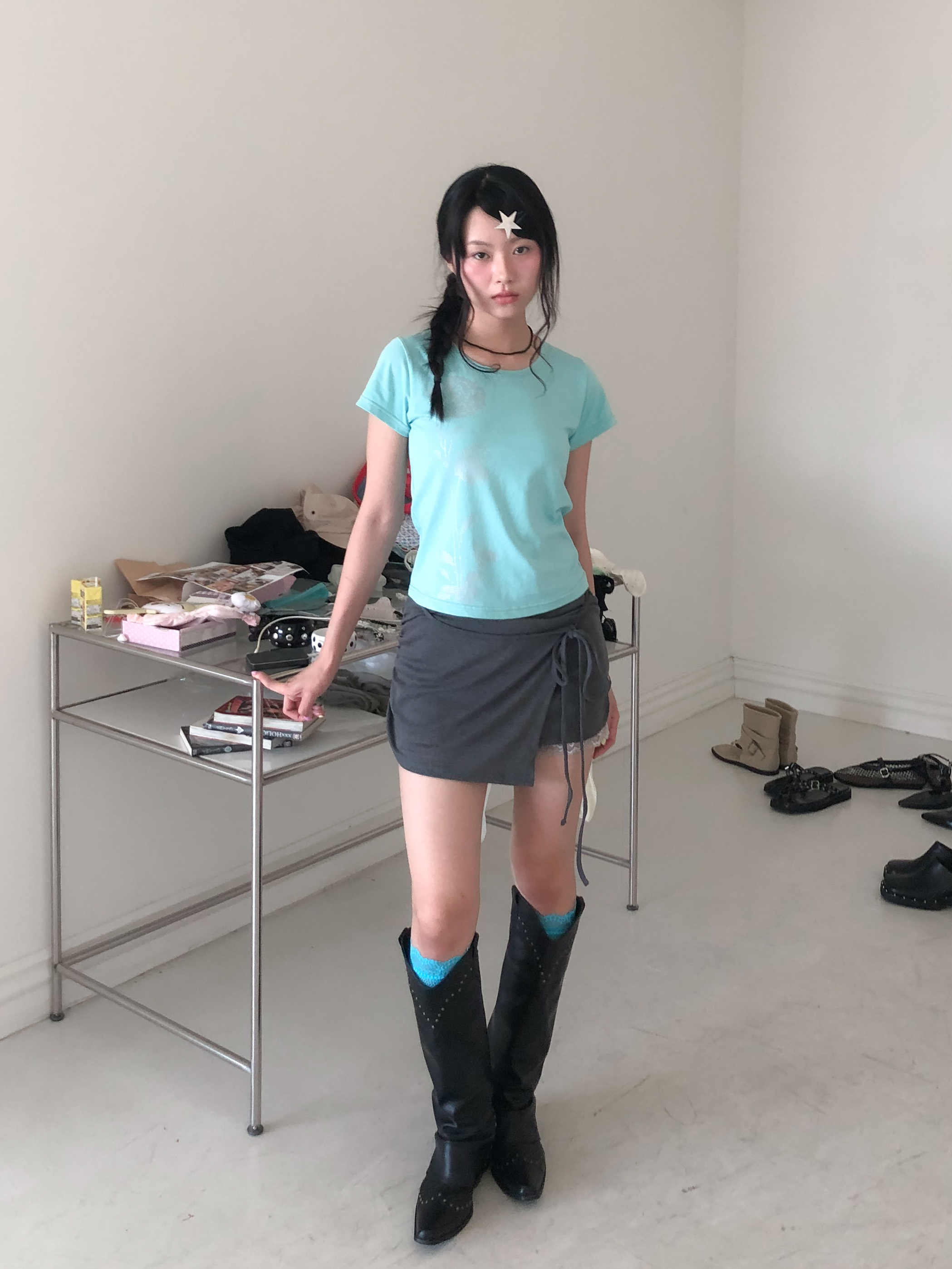 lazy wrap pants #短褲