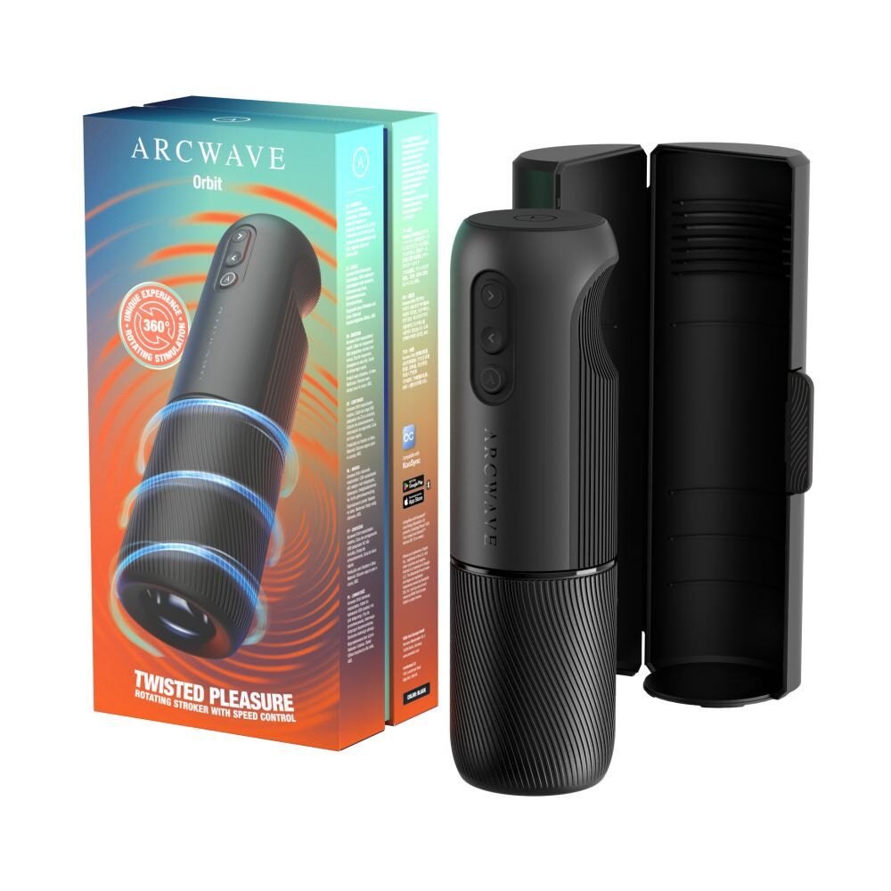 Arcwave Orbit App-controlled Rotation Stroker - Black