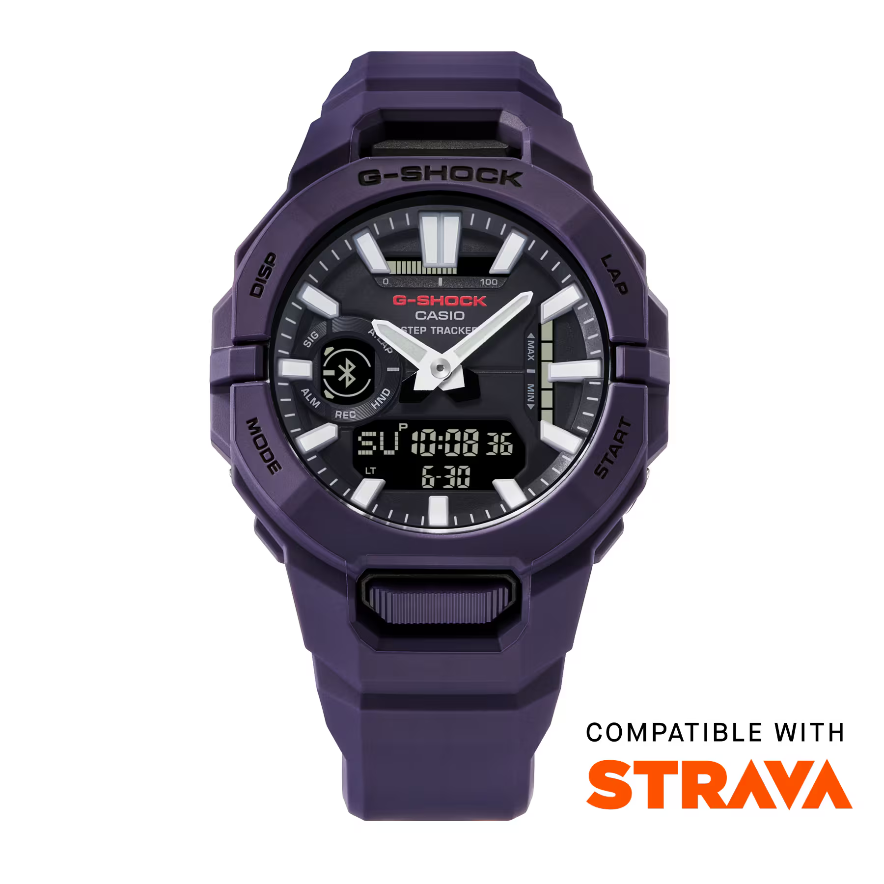 萬年鐘錶 - G-SHOCK 摺紙藝術設計藍芽計步器功能防震雙顯電子錶 GBA-950-2A  錶徑 : 43.9 MM