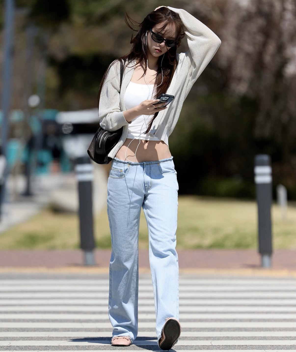 <韓漫身材😍‼> 連單身即地獄的喜珗都在穿!! 韓國品牌 Verish MODAL CROPPED BRA TOP 細肩帶Bra Top-短版(附胸墊) 三色