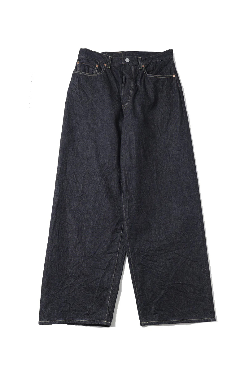 blurhmsROOTSTOCK 13.5OZ DENIM PANTS WIDE (2COL)