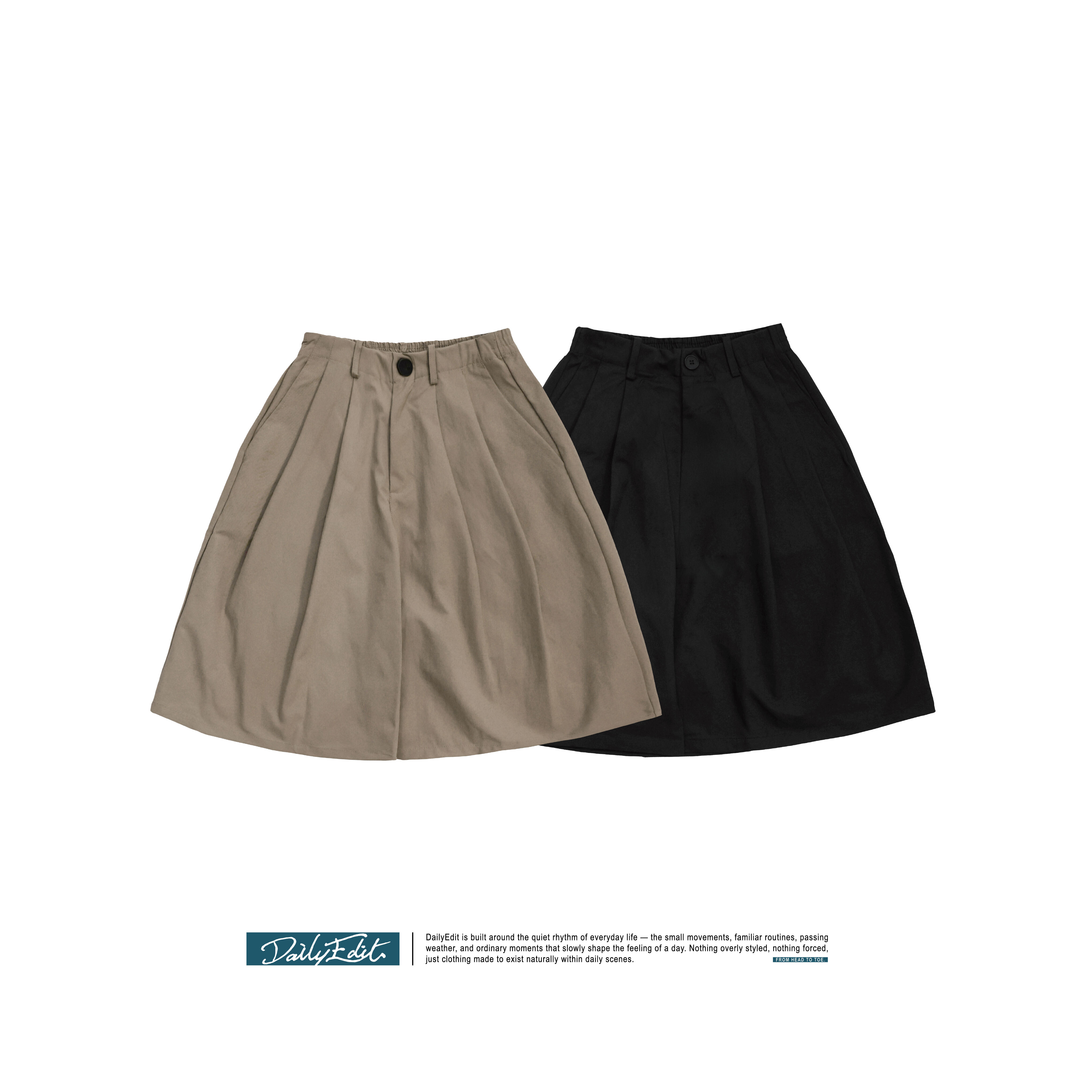 寬鬆過膝短褲 Loose Baggy Shorts SS-023
