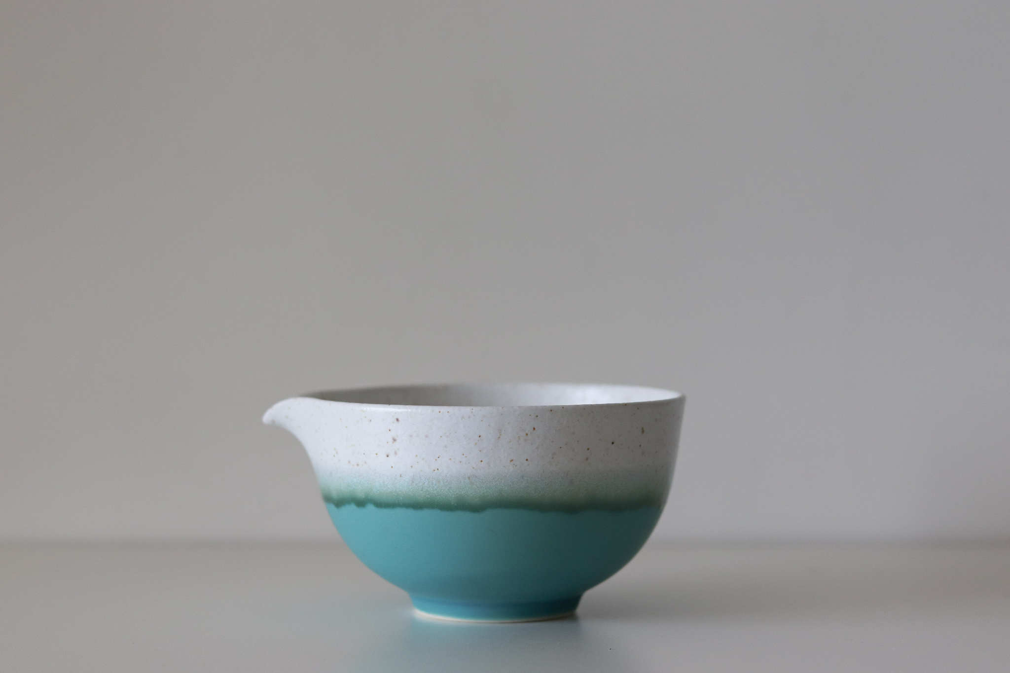 日本 美濃燒 土耳其藍 抹茶碗