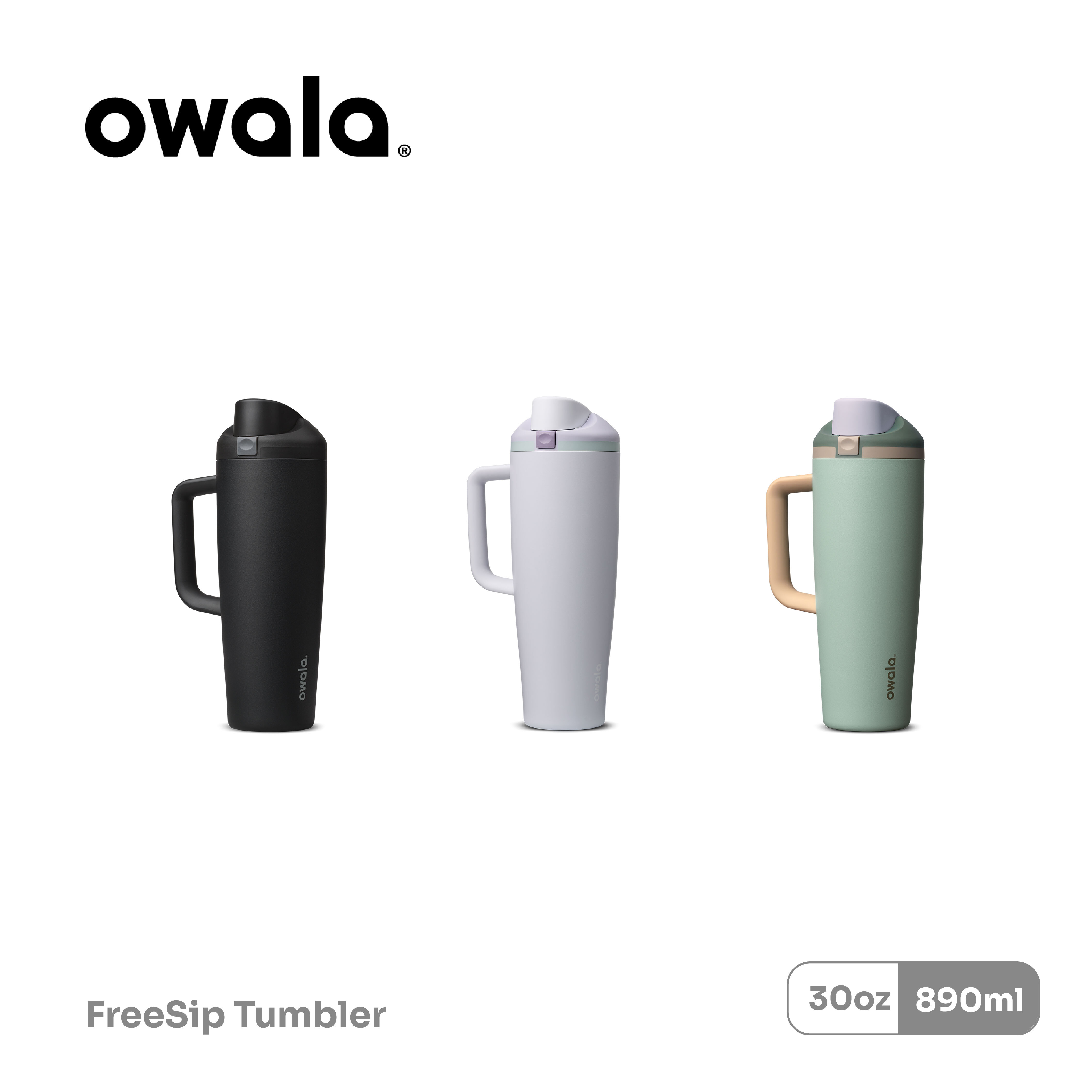 Owala® FreeSip Tumbler 890ml / 30oz 雙飲口吸管隨行杯