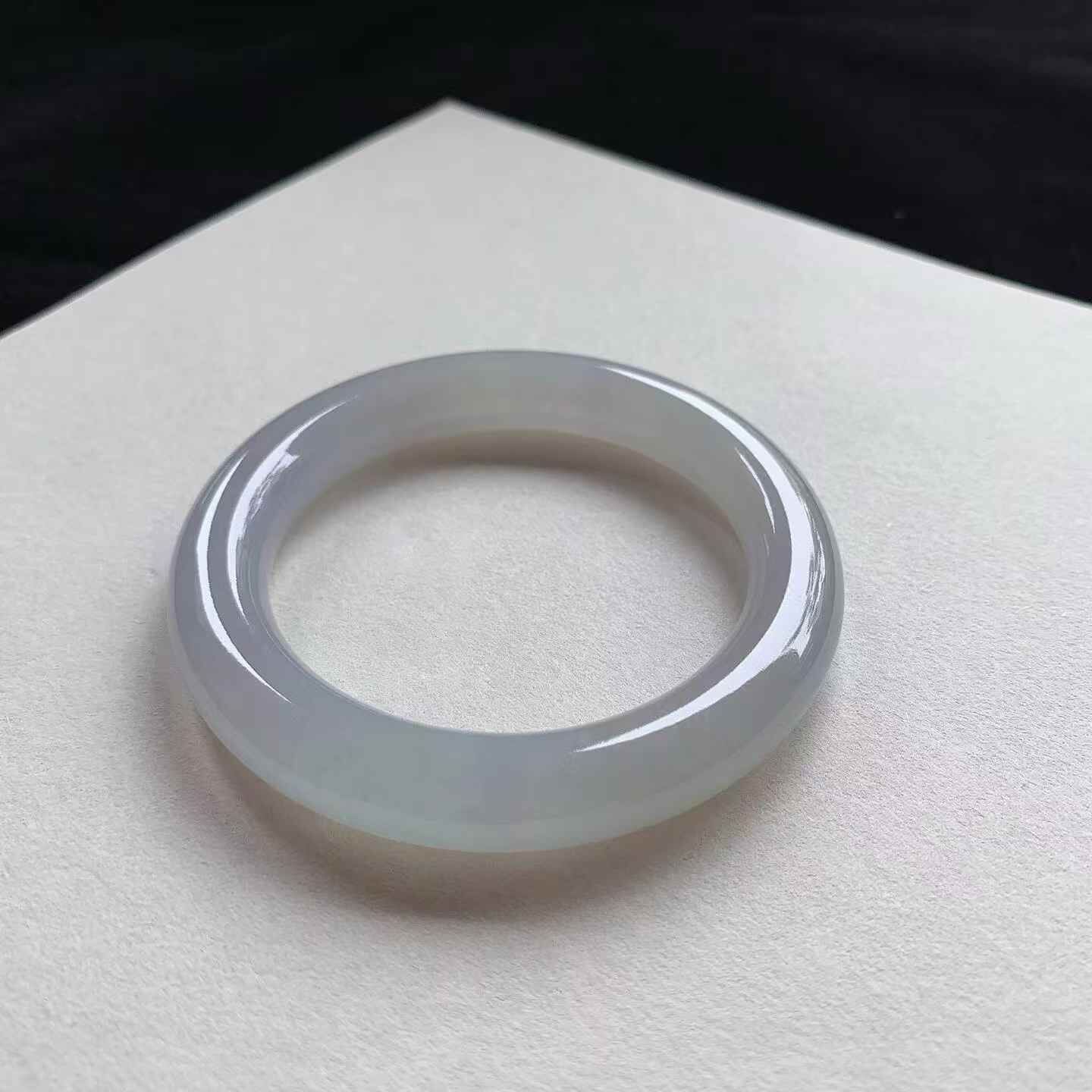 冰種晴圓條翡翠手鐲,天然翡翠A玉, 緬甸玉, Jade, Jadeite