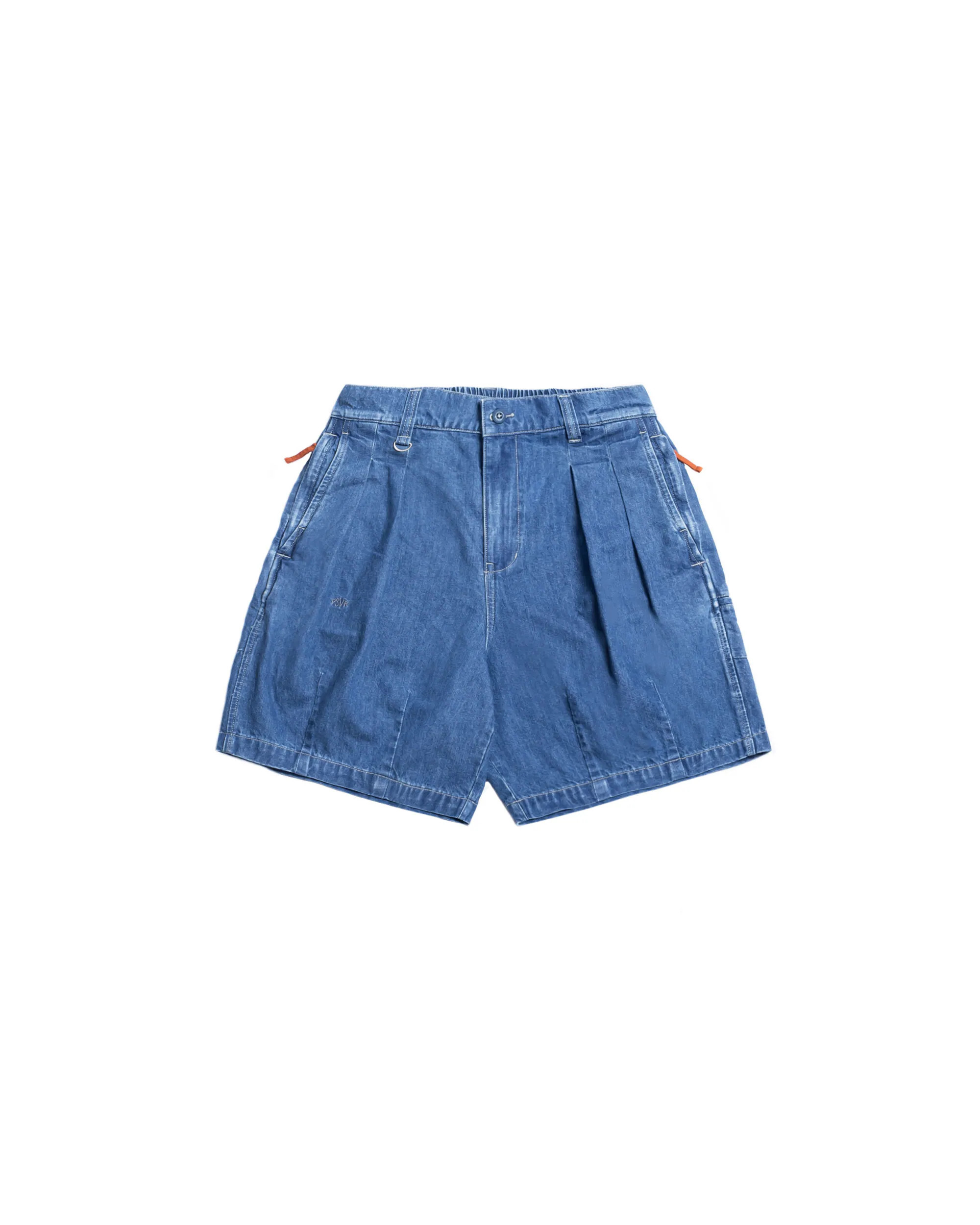 PERSEVERE CLASSIC 3D BALLOON SHORTS - WASHED BLUE