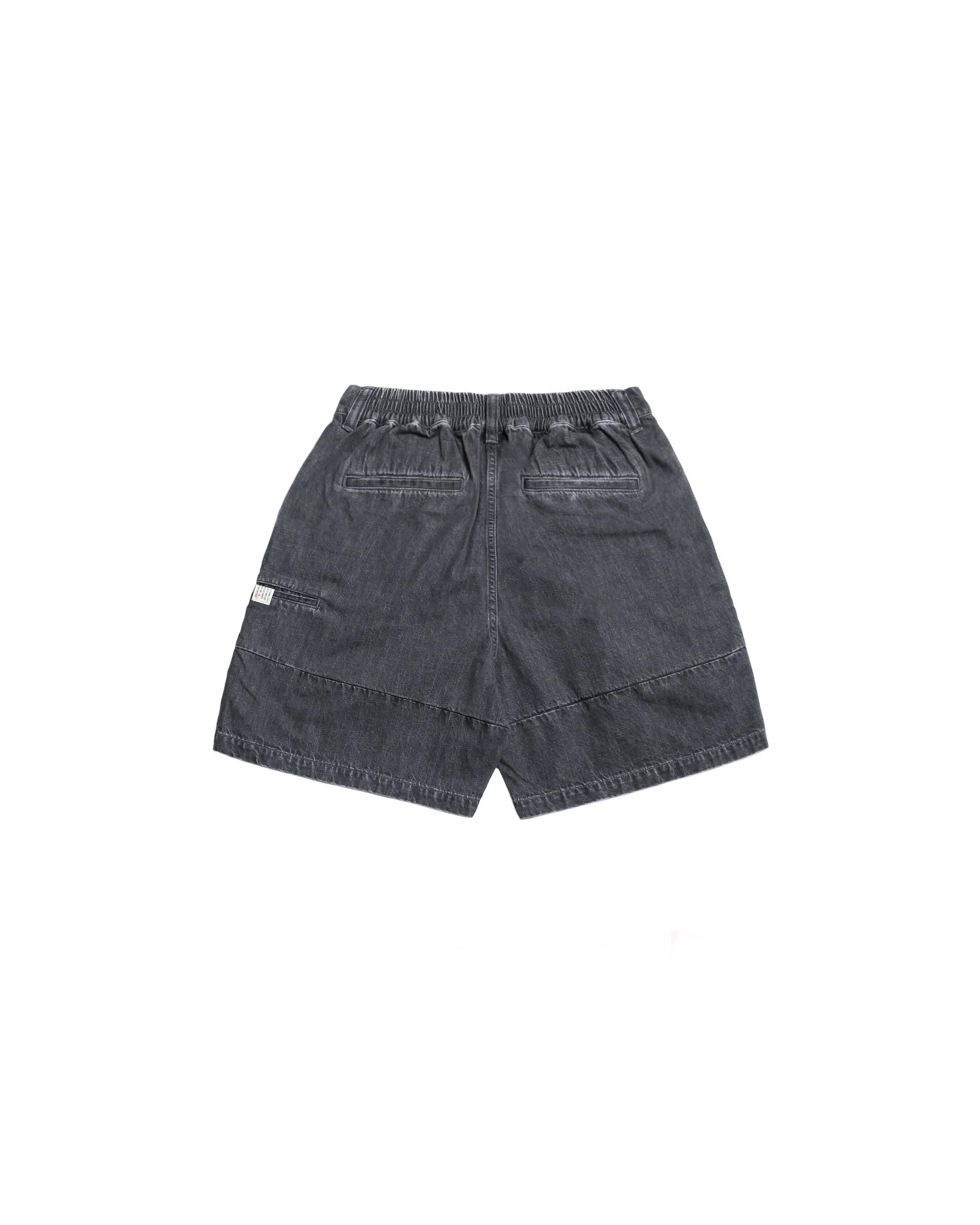 PERSEVERE CLASSIC 3D BALLOON SHORTS - WASHED BLACK