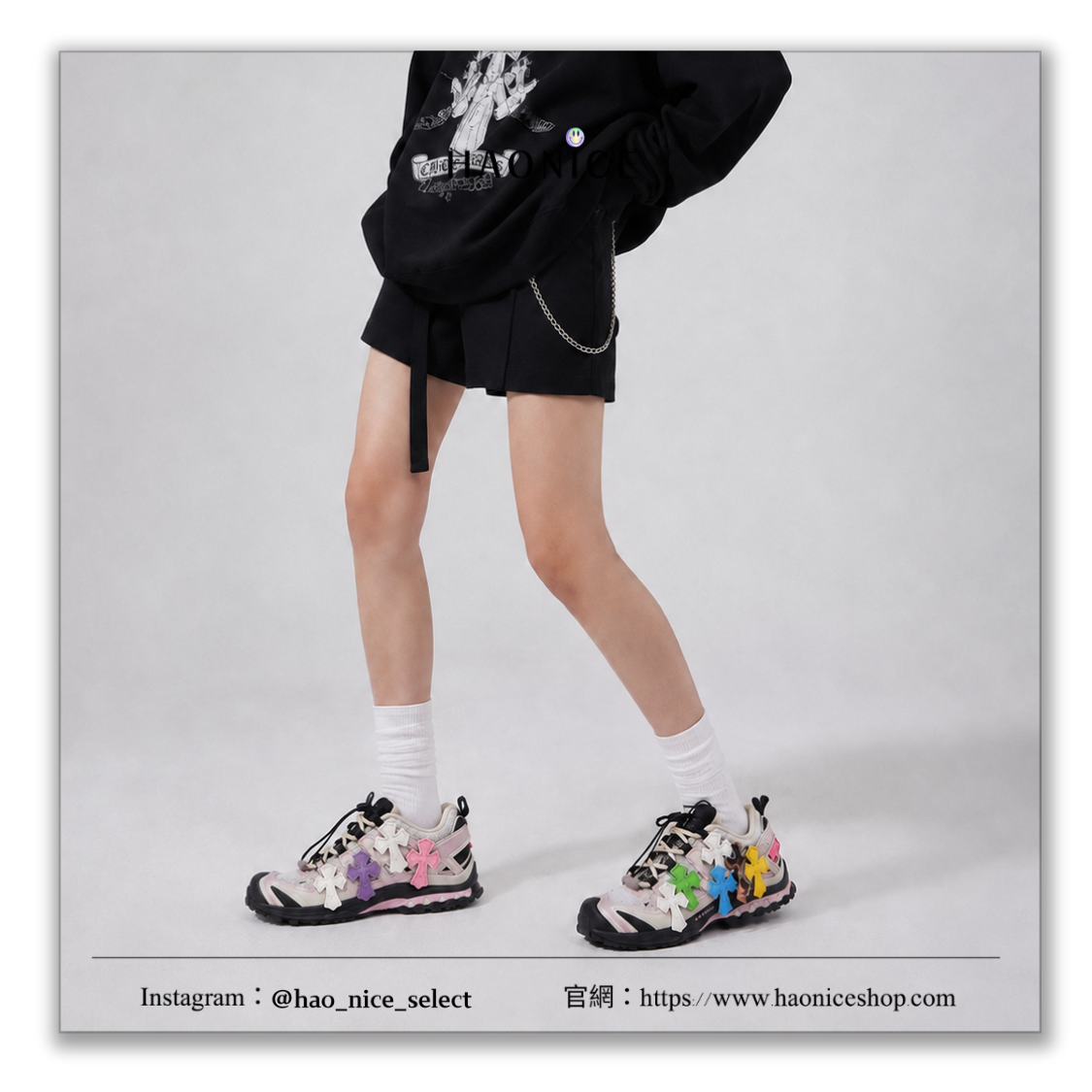 【HAO NICE】惡作劇訂製款🎨SALOMON 薩洛蒙 XT-Whisper 克羅心元素 彩色十字架 戶外 運動鞋 機能鞋