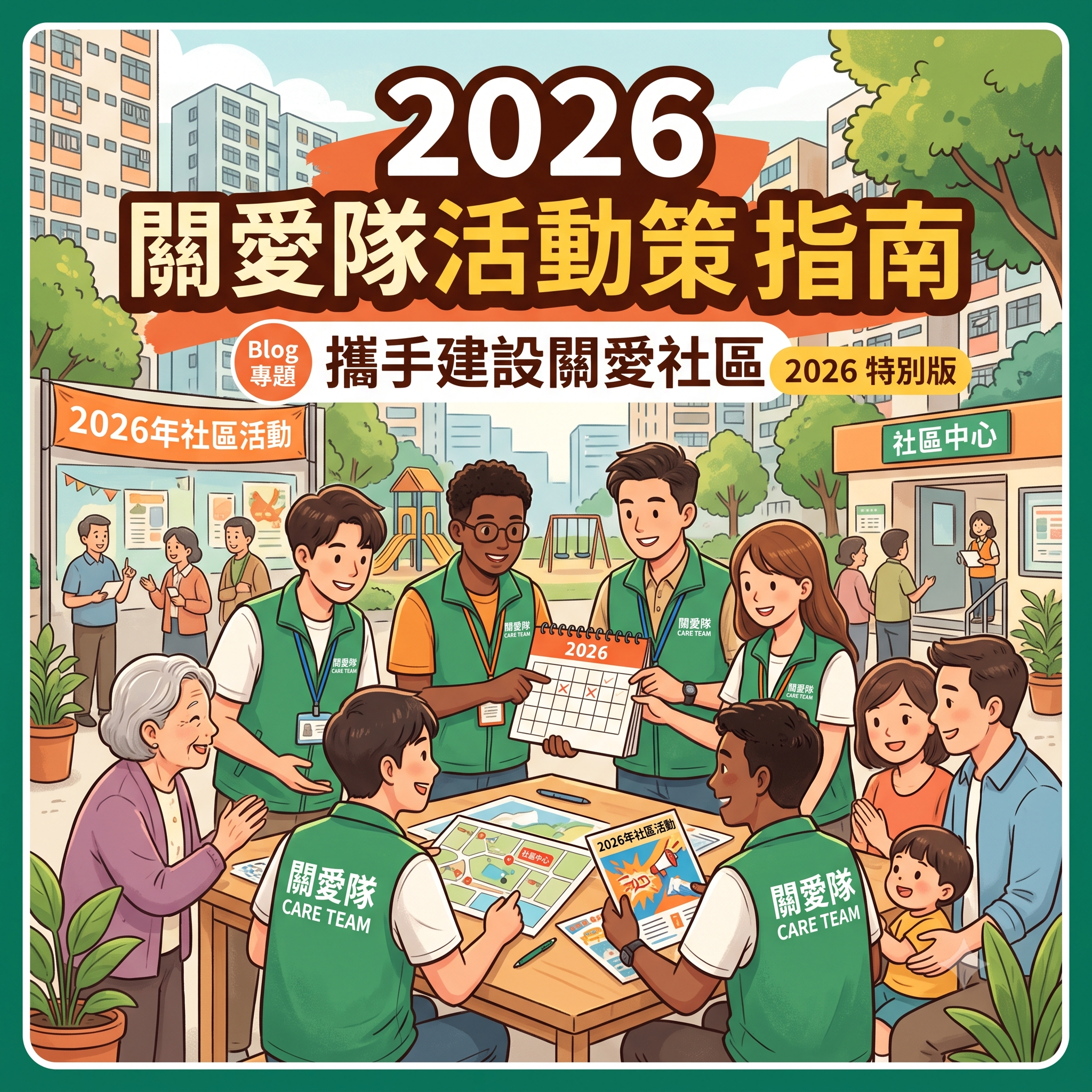 2026年策劃全包社區活動材料包於香港關愛隊及長者中心現場應用解決義工人力不足並符合民政署審計合規 - 腦力制作