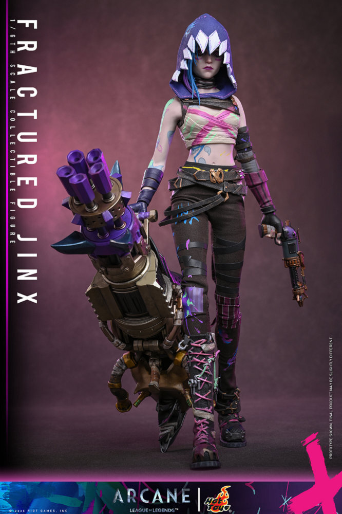 預購27/Q2 野獸國代理版 HOT TOYS TMS183 英雄聯盟：奧術 吉茵珂絲 破碎版 0802