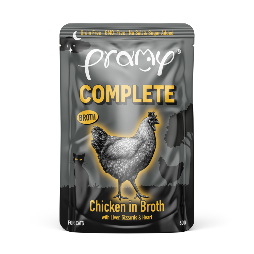 Pramy Midnight Prey Chicken in Broth for Cats 60g
