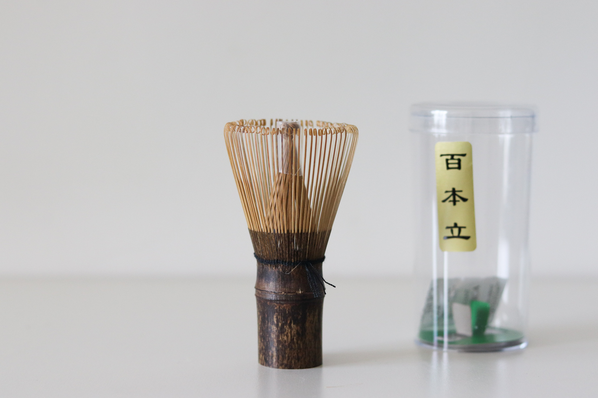 天然竹製 百本立 抹茶刷 茶筅