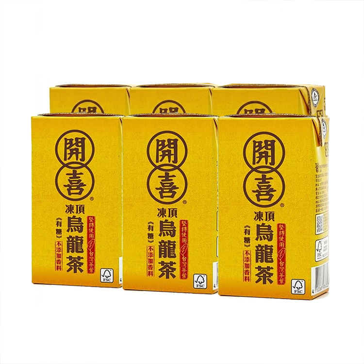 【開喜】凍頂烏龍茶有糖300ml(6入裝)