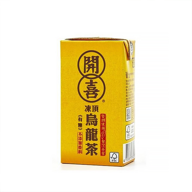 【開喜】凍頂烏龍茶有糖300ml(6入裝)