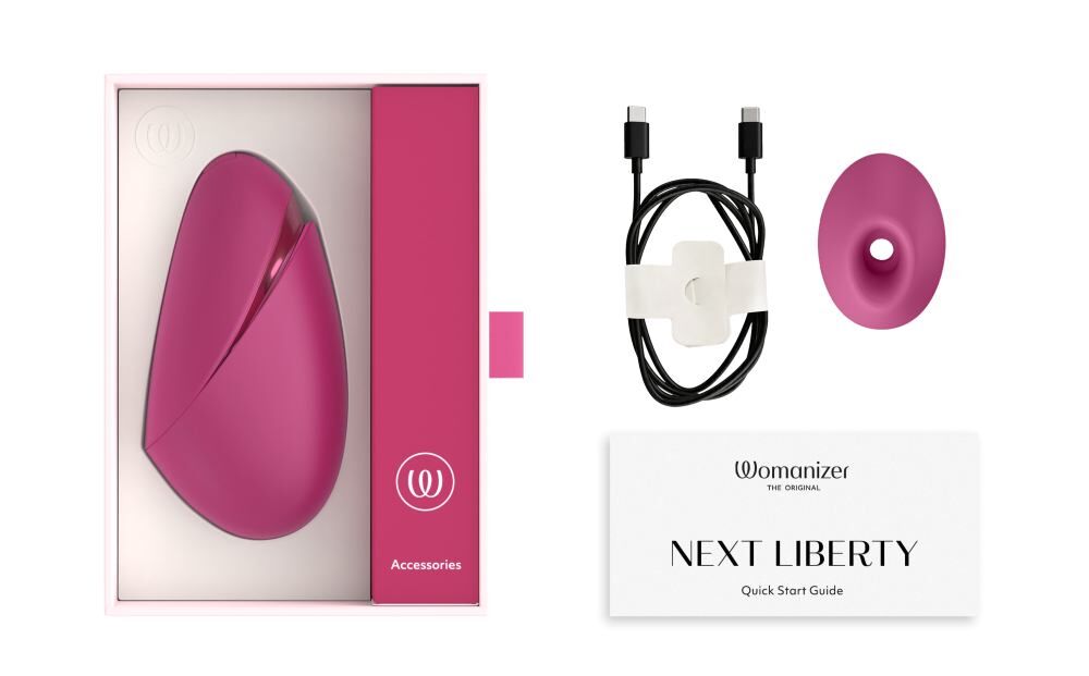 Womanizer - Next Liberty 3D Pleasure Air 陰蒂吸啜器 粉色