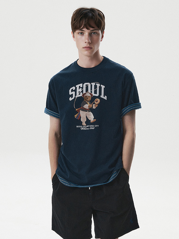 【預購】WHO.A.U H0708223 Seoul Edition 男裝印花短袖上衣