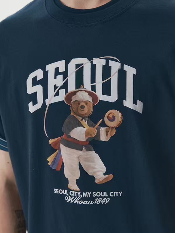 【預購】WHO.A.U H0708223 Seoul Edition 男裝印花短袖上衣